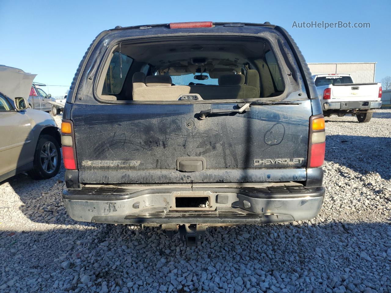 2005 Chevrolet Suburban K1500 Blue vin: 3GNFK16Z35G106680