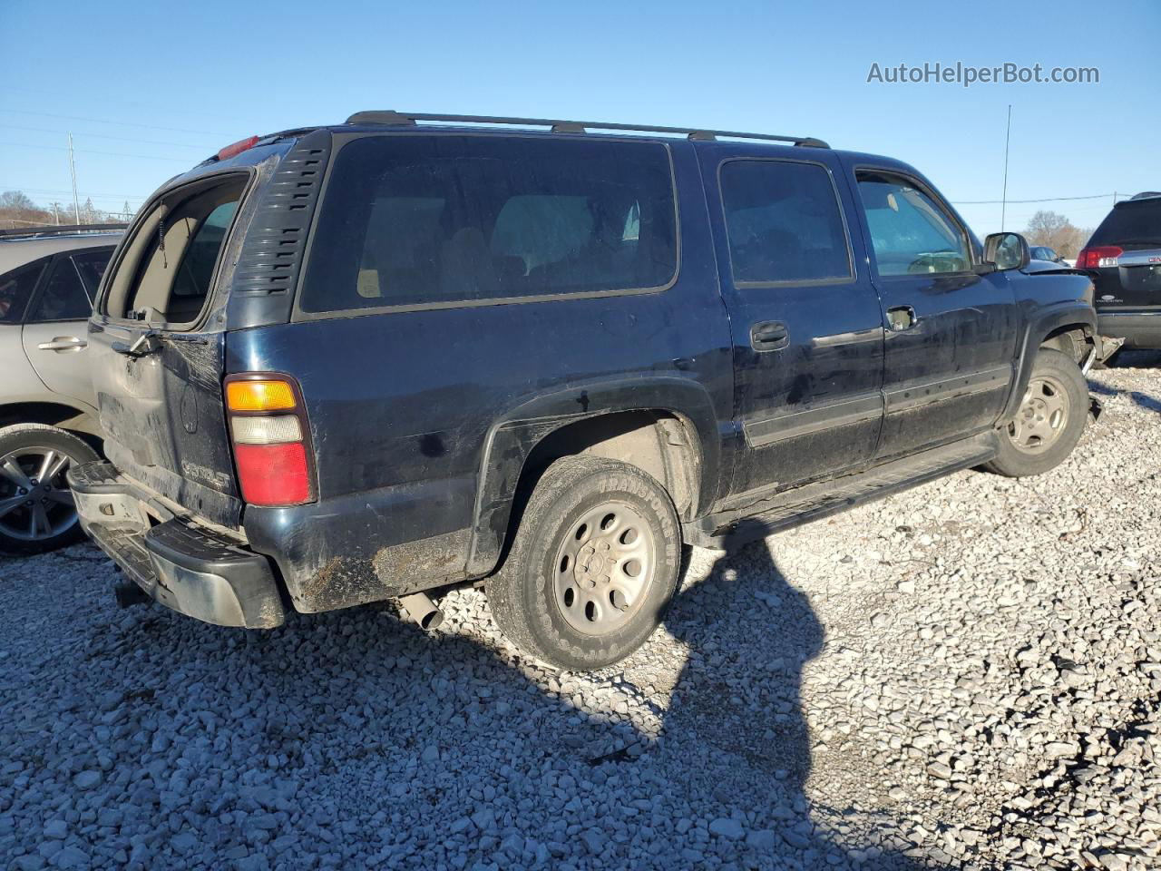 2005 Chevrolet Suburban K1500 Blue vin: 3GNFK16Z35G106680