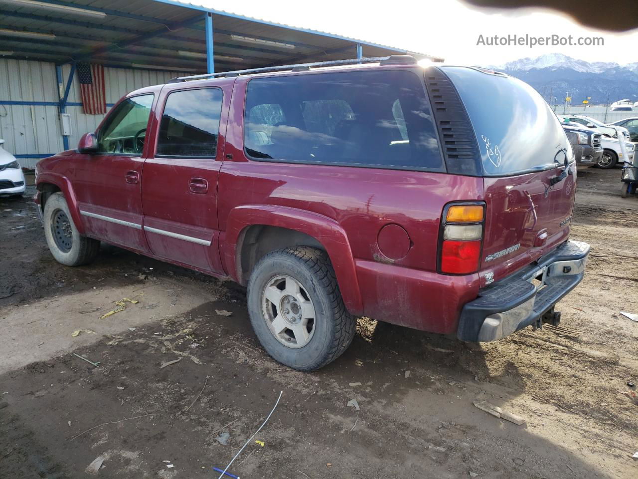 2005 Chevrolet Suburban K1500 Burgundy vin: 3GNFK16Z35G146192