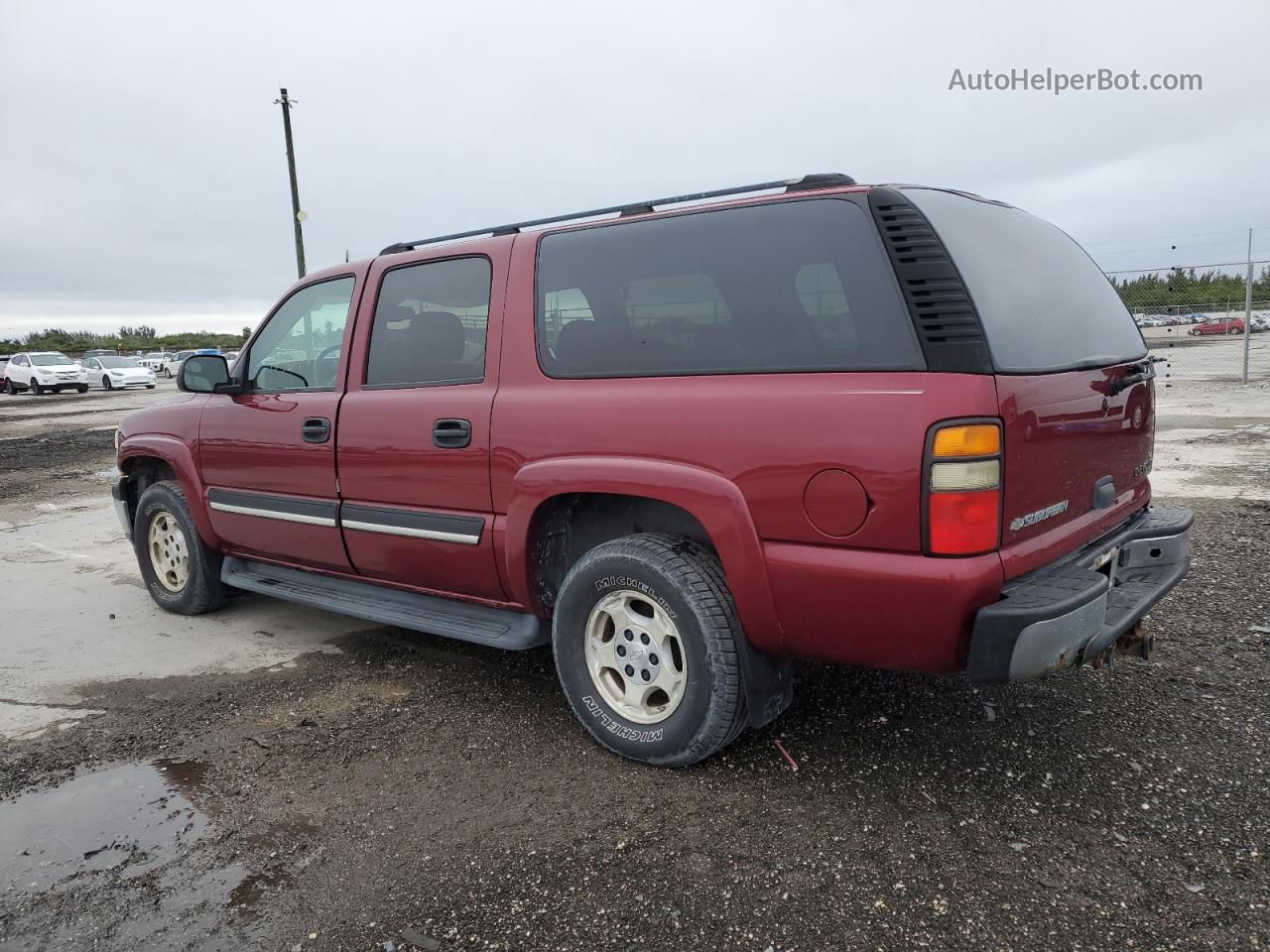 2005 Chevrolet Suburban K1500 Burgundy vin: 3GNFK16Z35G163963