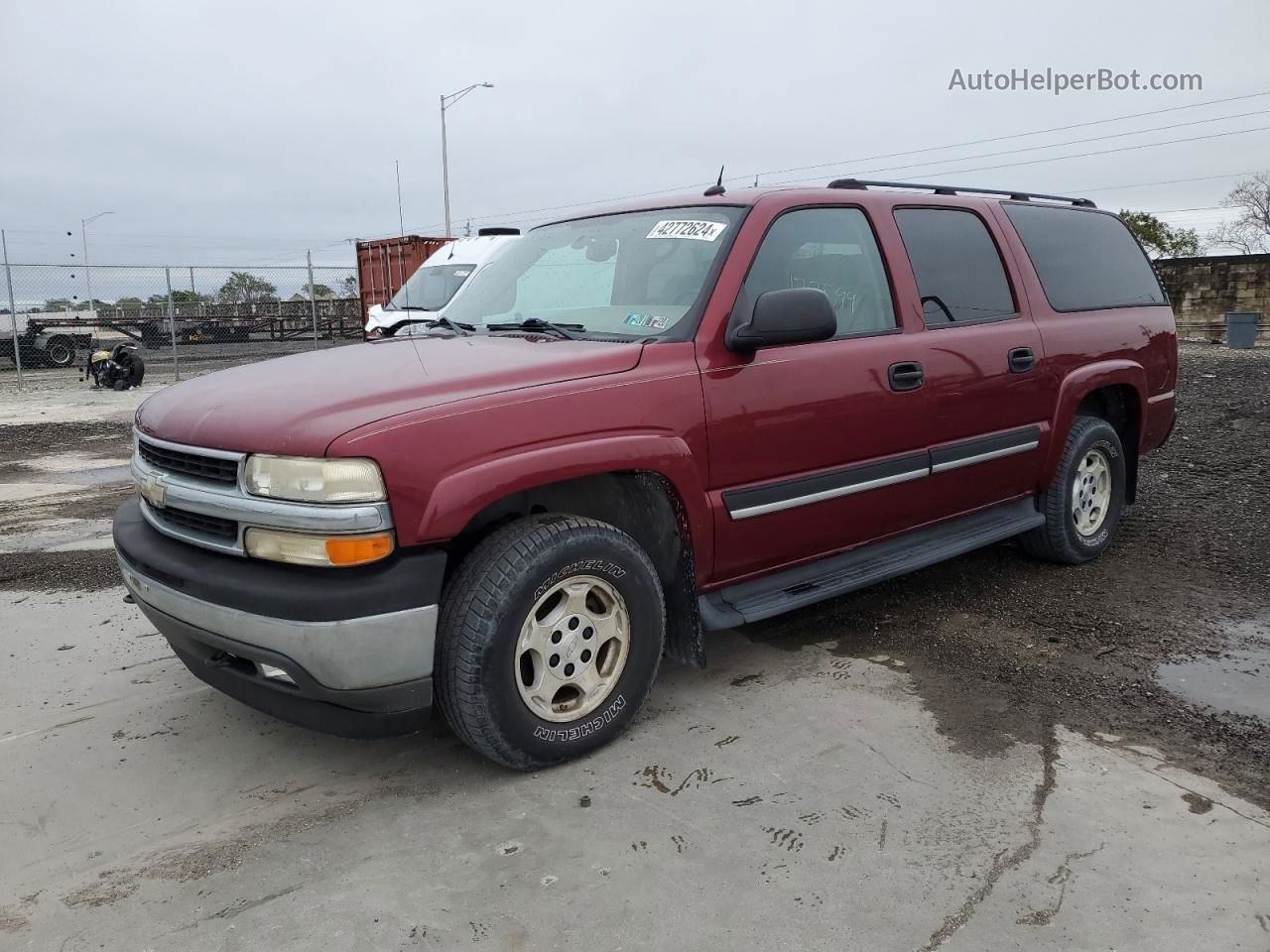 2005 Chevrolet Suburban K1500 Бордовый vin: 3GNFK16Z35G163963