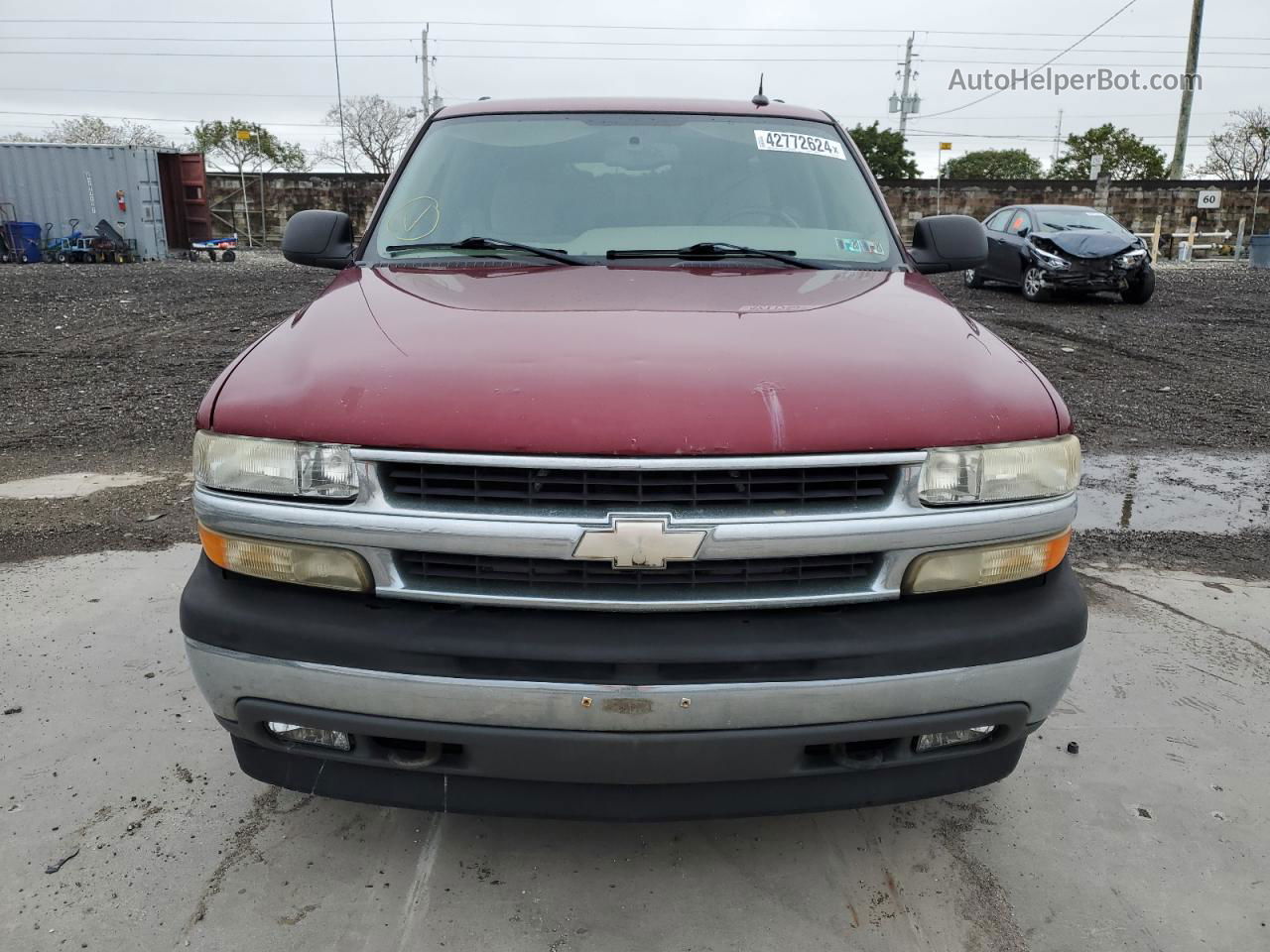 2005 Chevrolet Suburban K1500 Burgundy vin: 3GNFK16Z35G163963