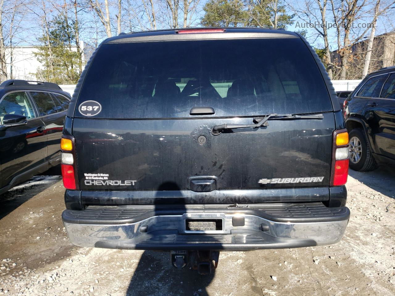 2005 Chevrolet Suburban K1500 Black vin: 3GNFK16Z35G284704