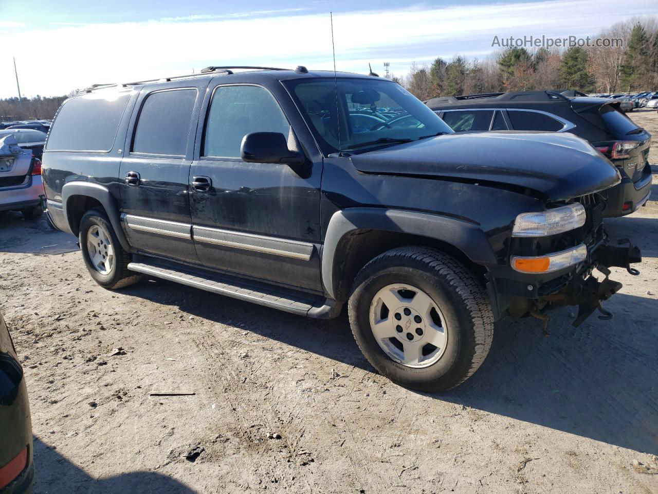 2005 Chevrolet Suburban K1500 Black vin: 3GNFK16Z35G284704