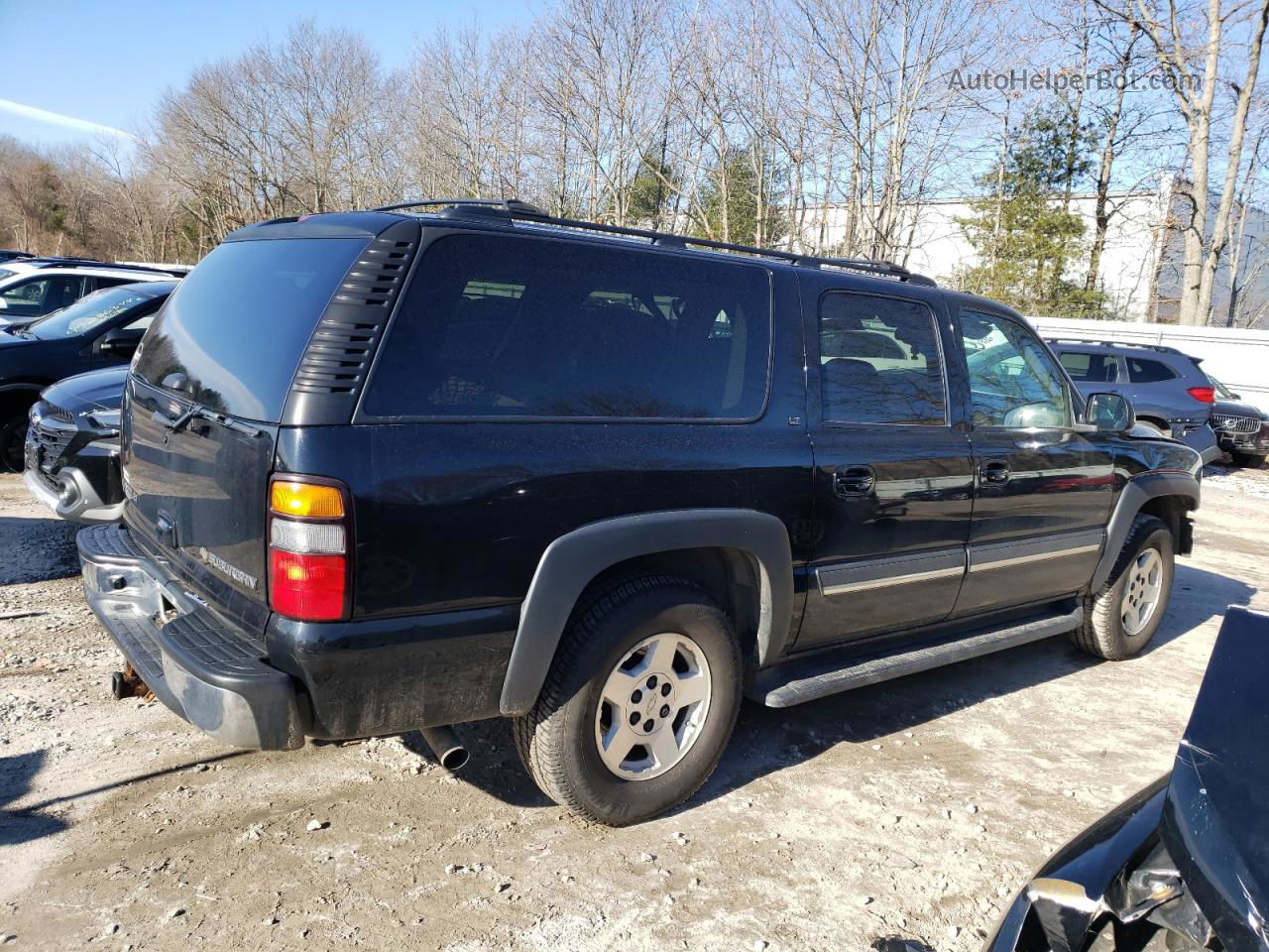 2005 Chevrolet Suburban K1500 Black vin: 3GNFK16Z35G284704