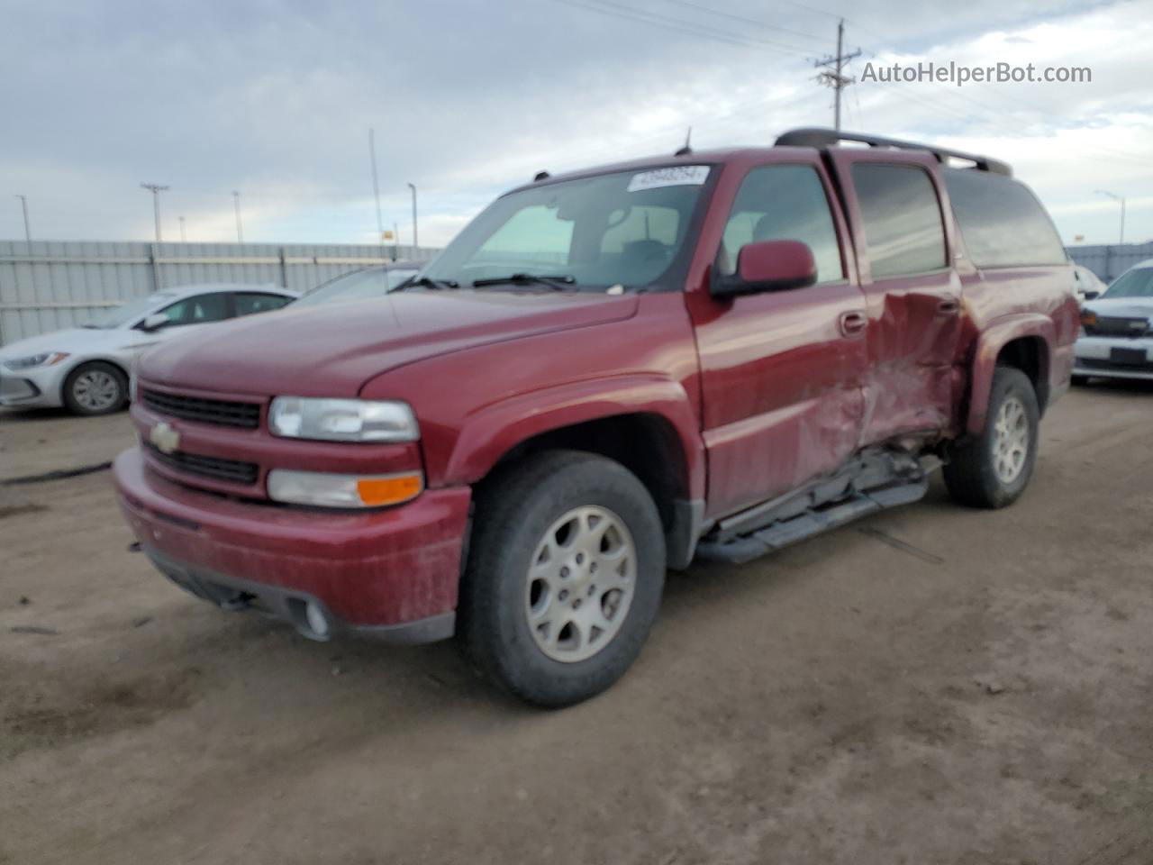 2005 Chevrolet Suburban K1500 Maroon vin: 3GNFK16Z45G162238