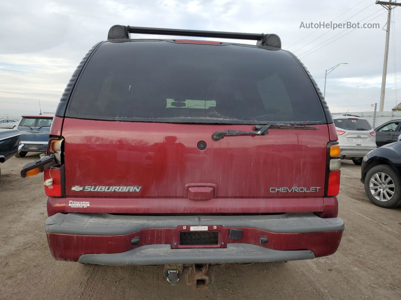 2005 Chevrolet Suburban K1500 Maroon vin: 3GNFK16Z45G162238