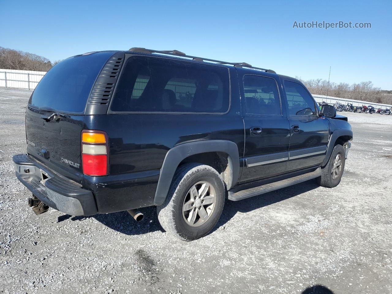 2005 Chevrolet Suburban K1500 Black vin: 3GNFK16Z45G168394