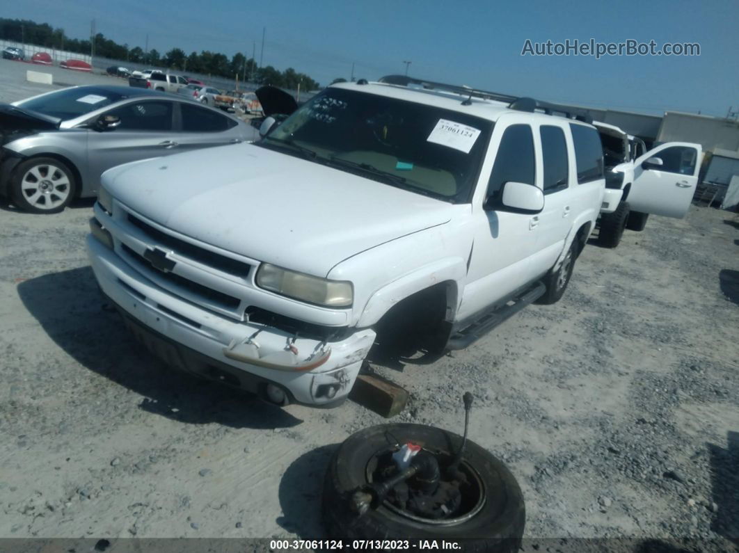 2005 Chevrolet Suburban 1500 Z71 White vin: 3GNFK16Z45G168895