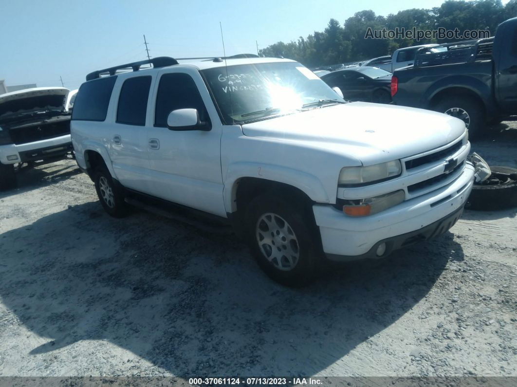 2005 Chevrolet Suburban 1500 Z71 White vin: 3GNFK16Z45G168895