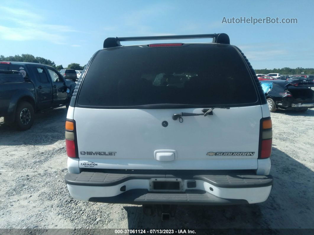 2005 Chevrolet Suburban 1500 Z71 White vin: 3GNFK16Z45G168895