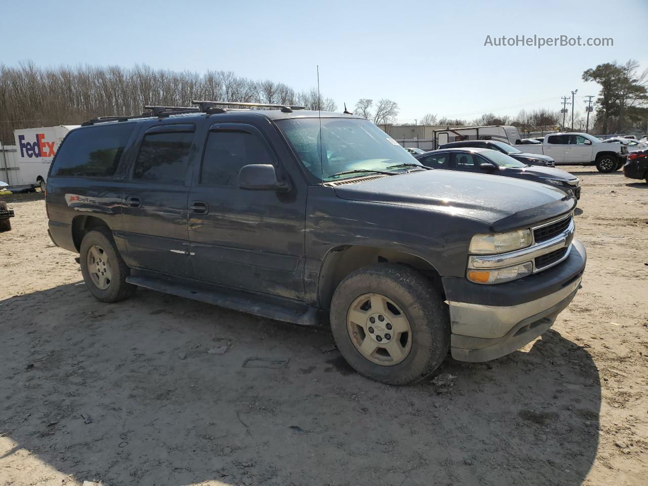 2005 Chevrolet Suburban K1500 Black vin: 3GNFK16Z45G173269