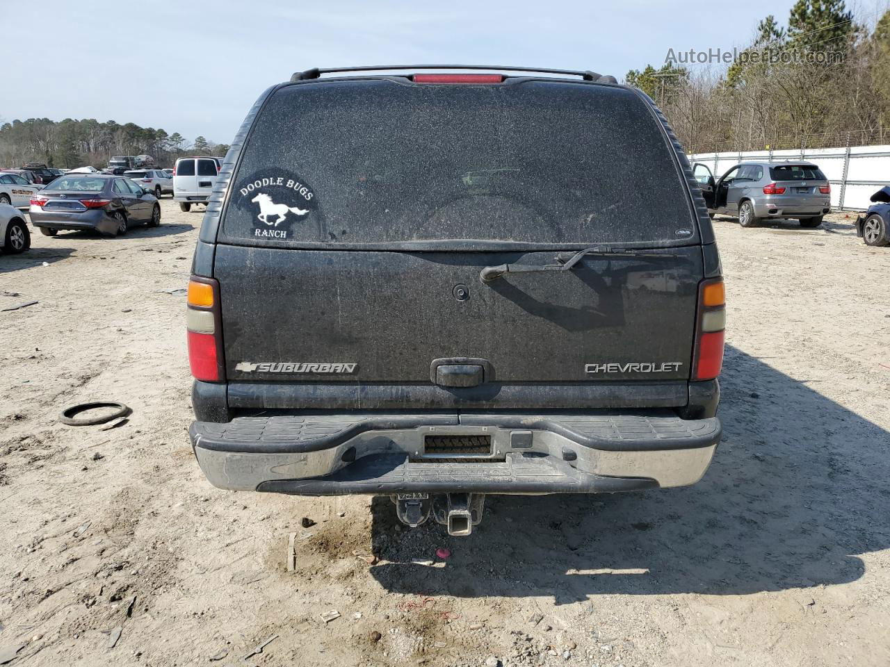 2005 Chevrolet Suburban K1500 Black vin: 3GNFK16Z45G173269