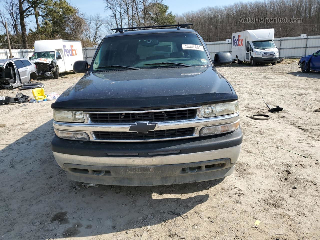 2005 Chevrolet Suburban K1500 Black vin: 3GNFK16Z45G173269