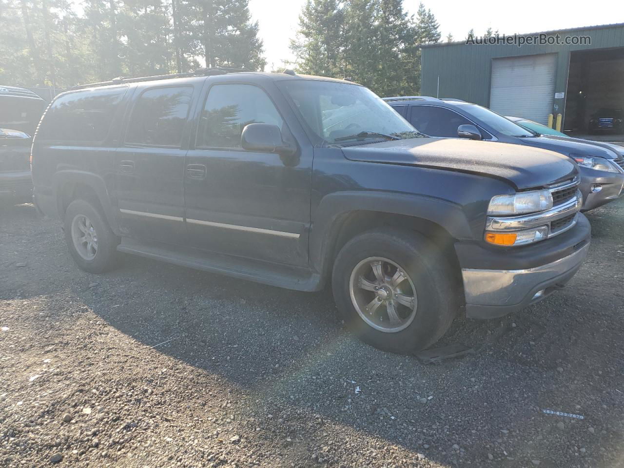 2005 Chevrolet Suburban K1500 Blue vin: 3GNFK16Z45G188726