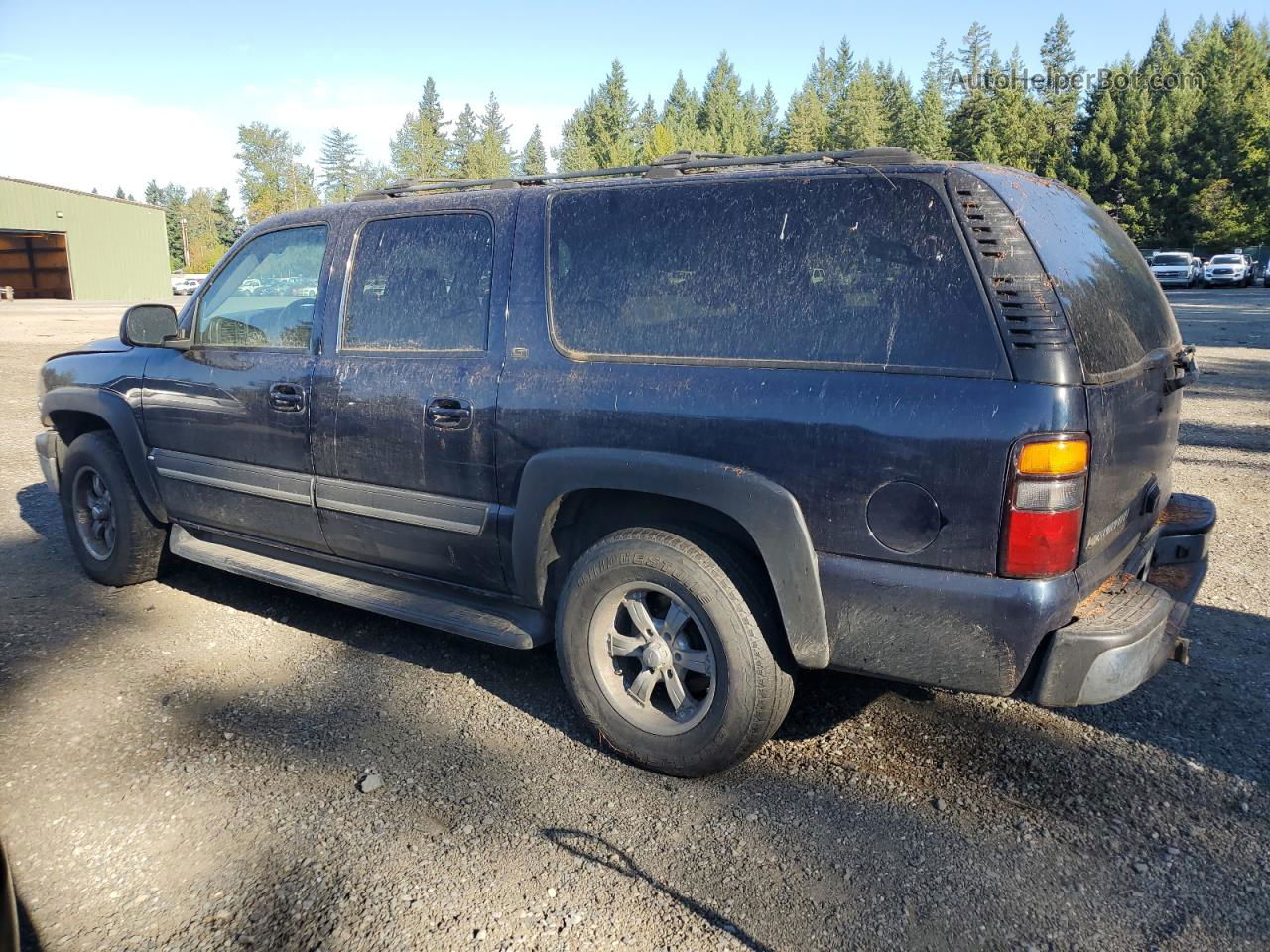 2005 Chevrolet Suburban K1500 Blue vin: 3GNFK16Z45G188726