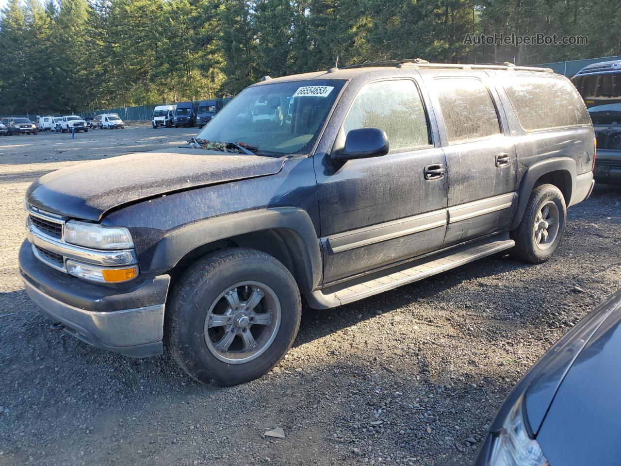 2005 Chevrolet Suburban K1500 Blue vin: 3GNFK16Z45G188726