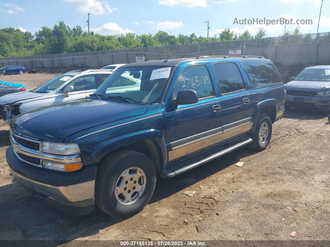 2005 Chevrolet Suburban Ls Blue vin: 3GNFK16Z45G200955