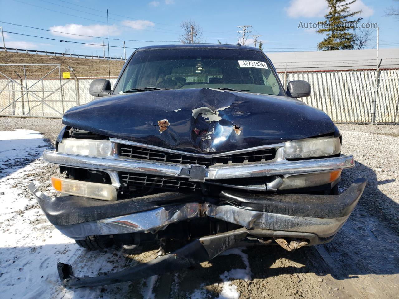 2005 Chevrolet Suburban K1500 Blue vin: 3GNFK16Z45G224964