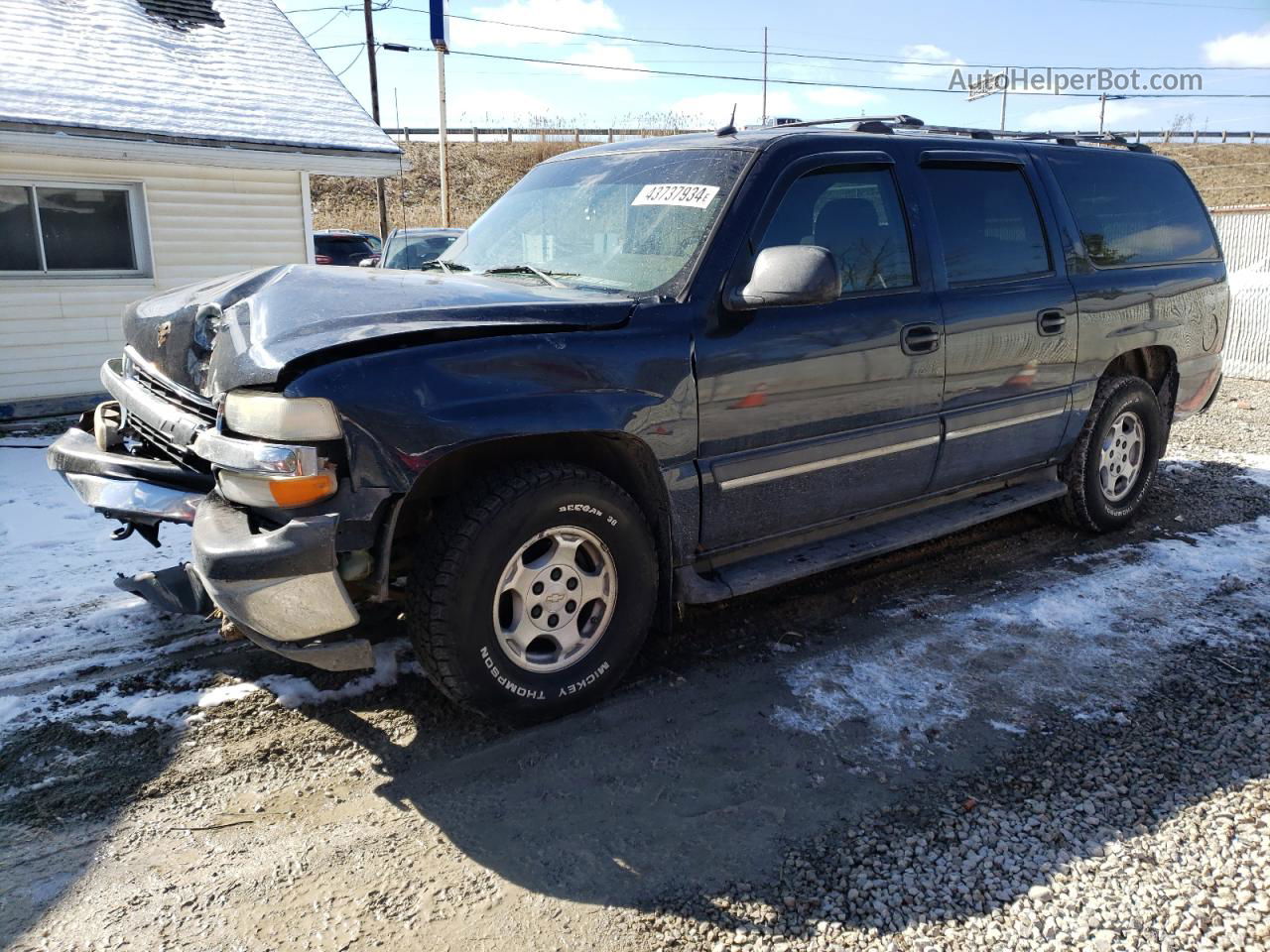 2005 Chevrolet Suburban K1500 Blue vin: 3GNFK16Z45G224964