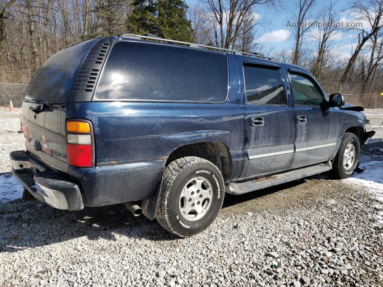 2005 Chevrolet Suburban K1500 Синий vin: 3GNFK16Z45G224964