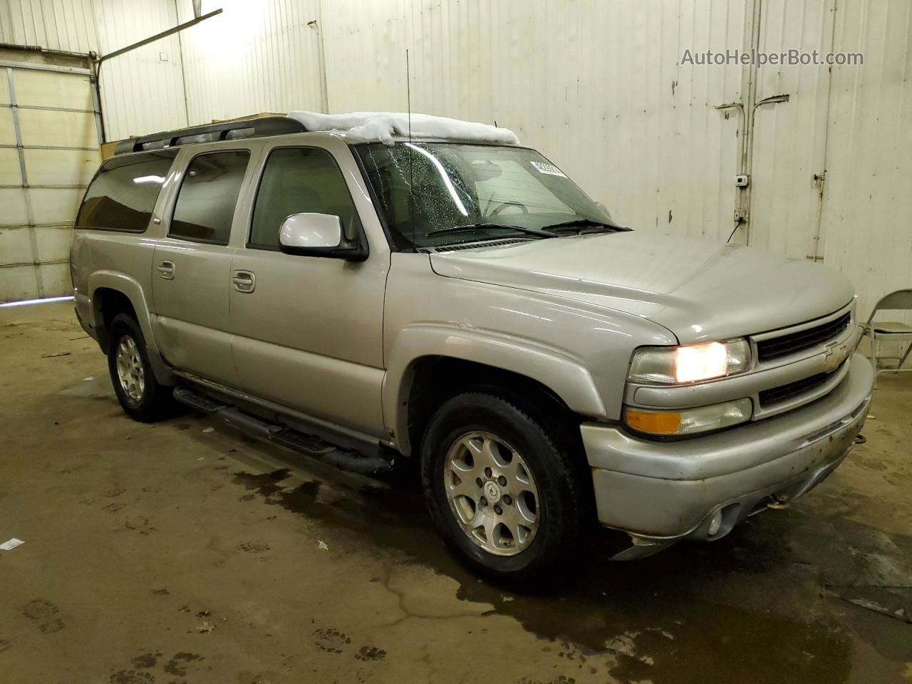 2005 Chevrolet Suburban K1500 Silver vin: 3GNFK16Z65G128561