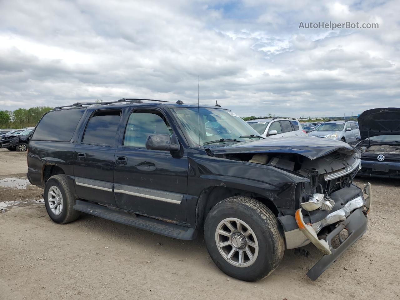 2005 Chevrolet Suburban K1500 Black vin: 3GNFK16Z65G142458