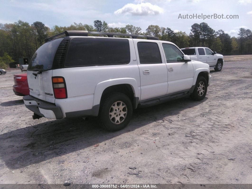 2005 Chevrolet Suburban 1500 Z71 White vin: 3GNFK16Z65G193295