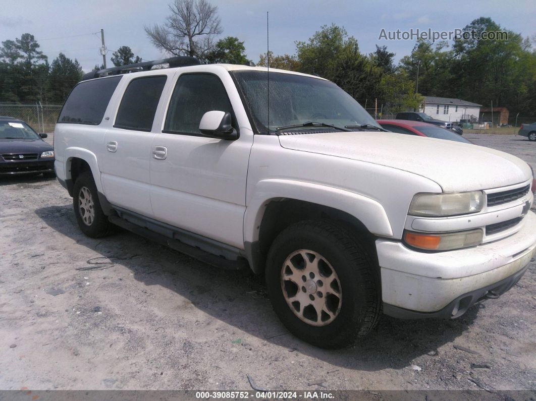 2005 Chevrolet Suburban 1500 Z71 White vin: 3GNFK16Z65G193295