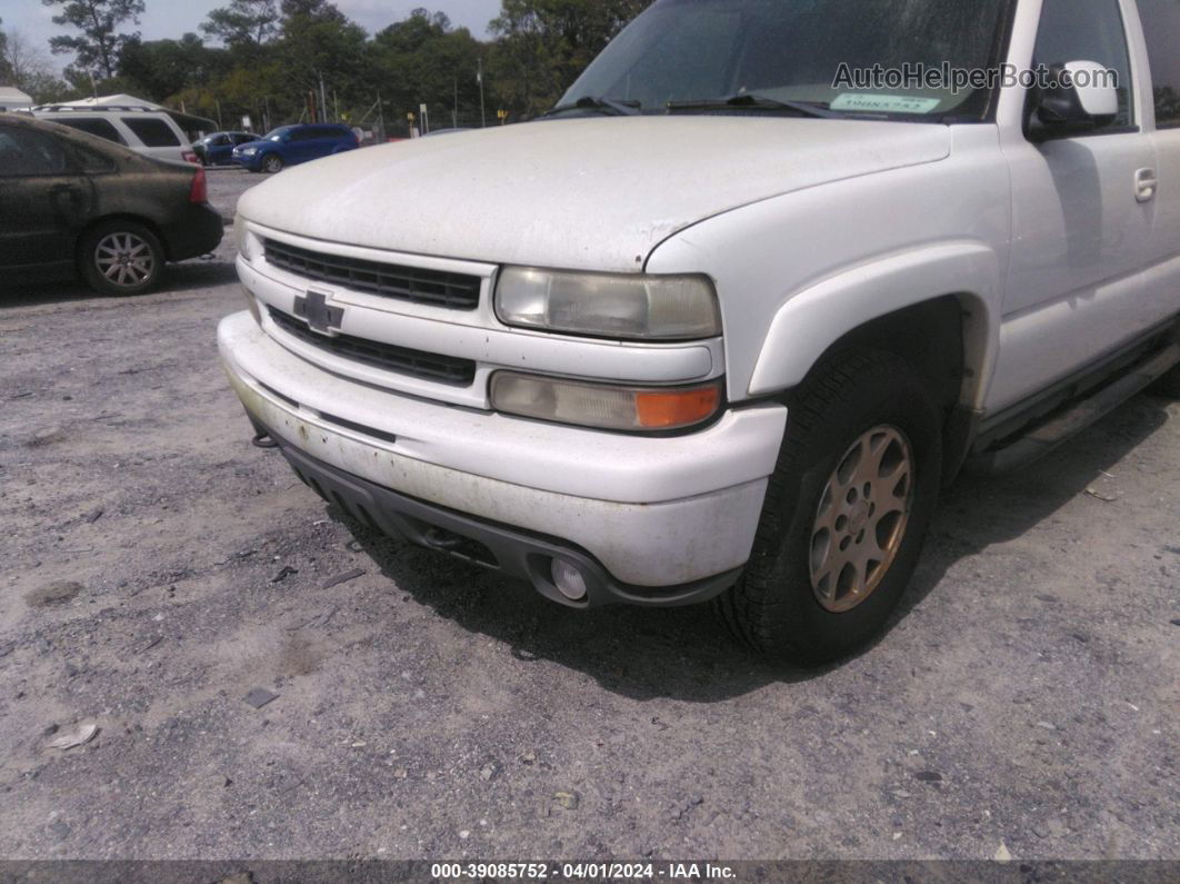 2005 Chevrolet Suburban 1500 Z71 White vin: 3GNFK16Z65G193295