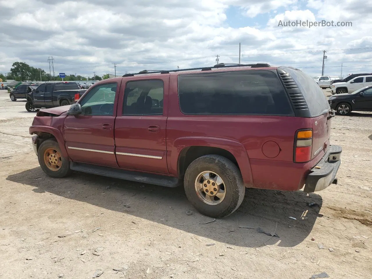 2005 Chevrolet Suburban K1500 Maroon vin: 3GNFK16Z65G202268