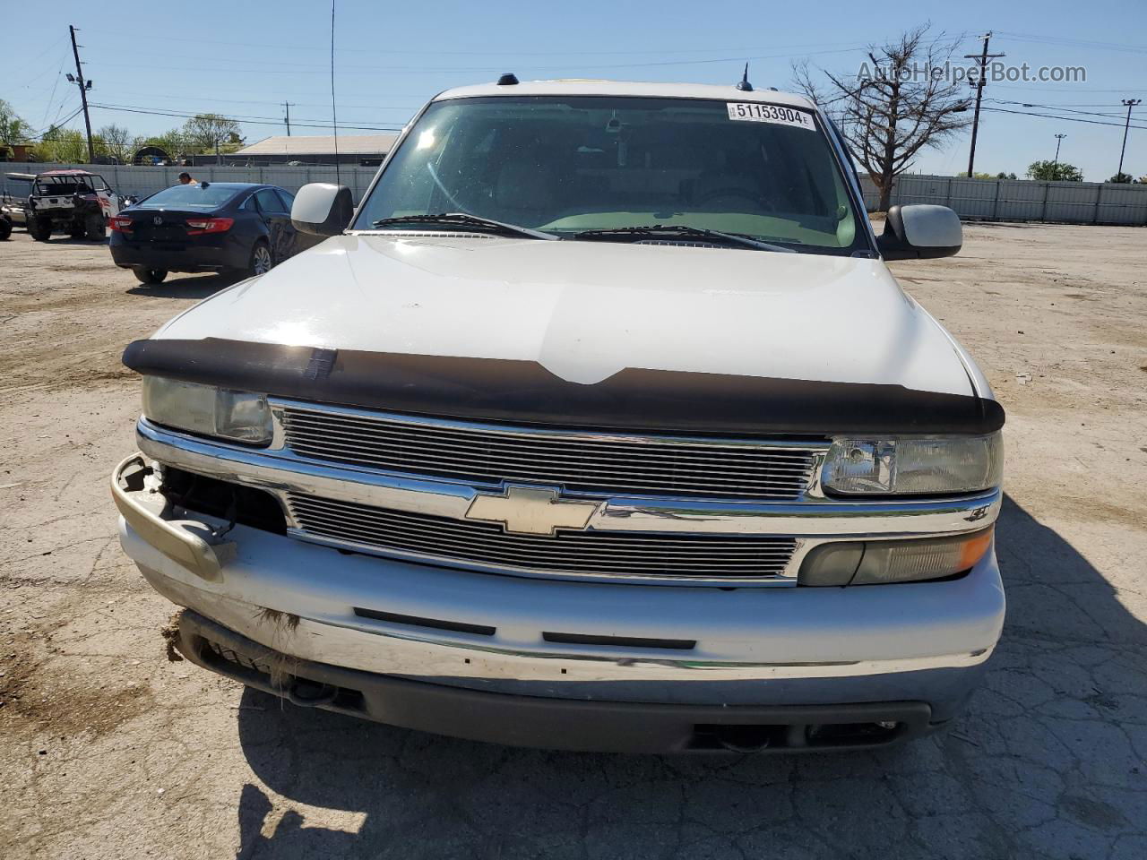 2005 Chevrolet Suburban K1500 White vin: 3GNFK16Z65G245573