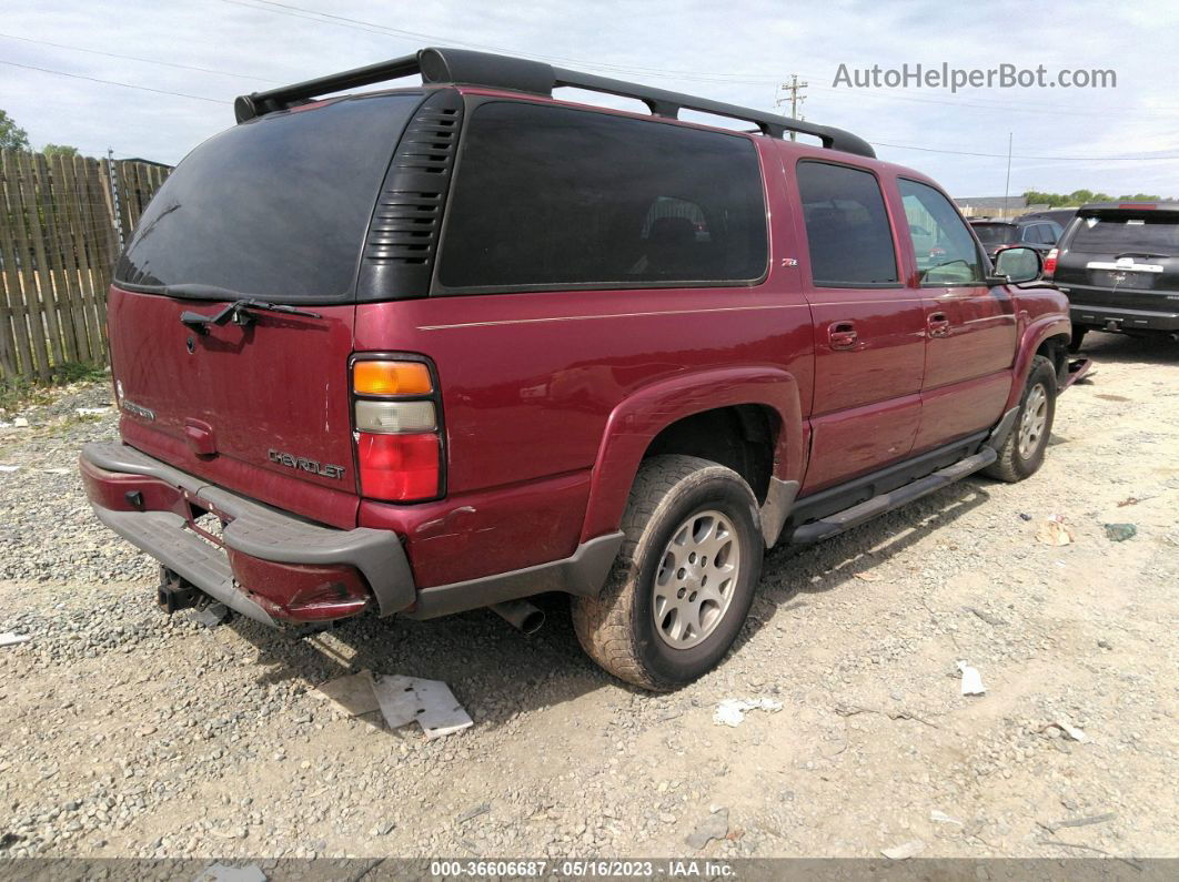 2005 Chevrolet Suburban Z71 Красный vin: 3GNFK16Z75G110246