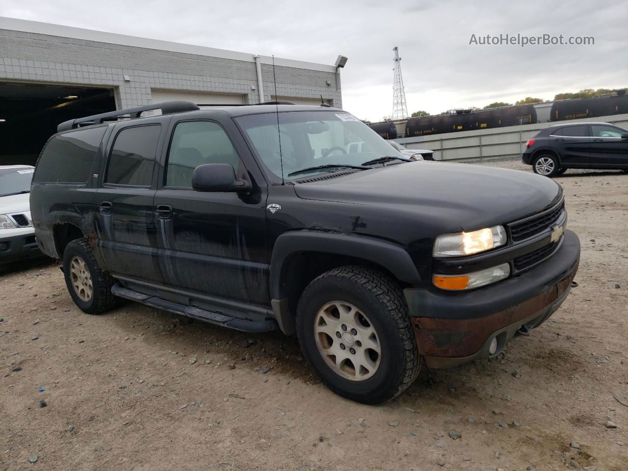 2005 Chevrolet Suburban K1500 Black vin: 3GNFK16Z75G191698