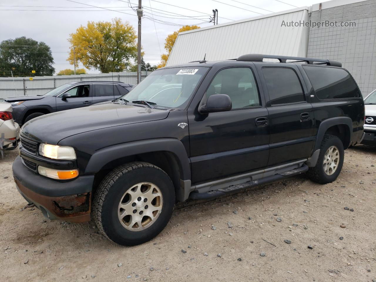 2005 Chevrolet Suburban K1500 Black vin: 3GNFK16Z75G191698