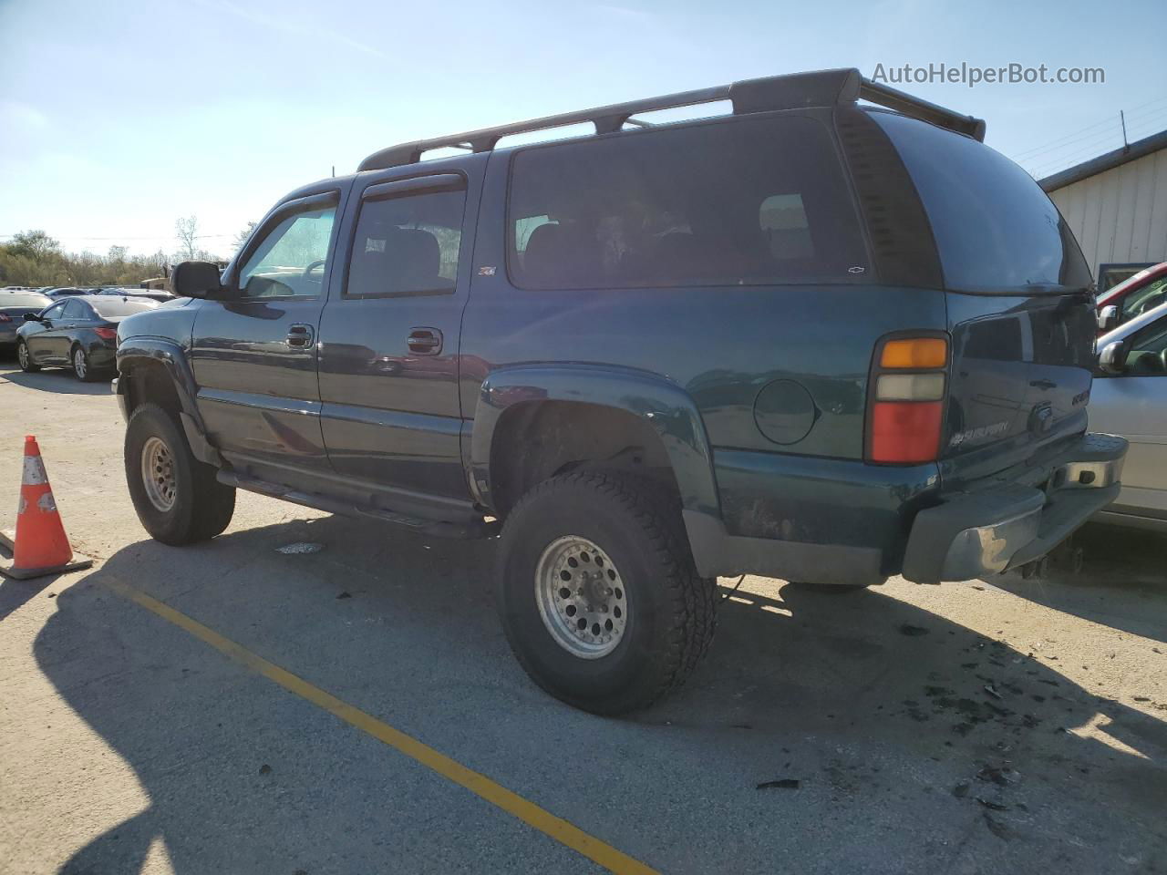 2005 Chevrolet Suburban K1500 Blue vin: 3GNFK16Z85G106139