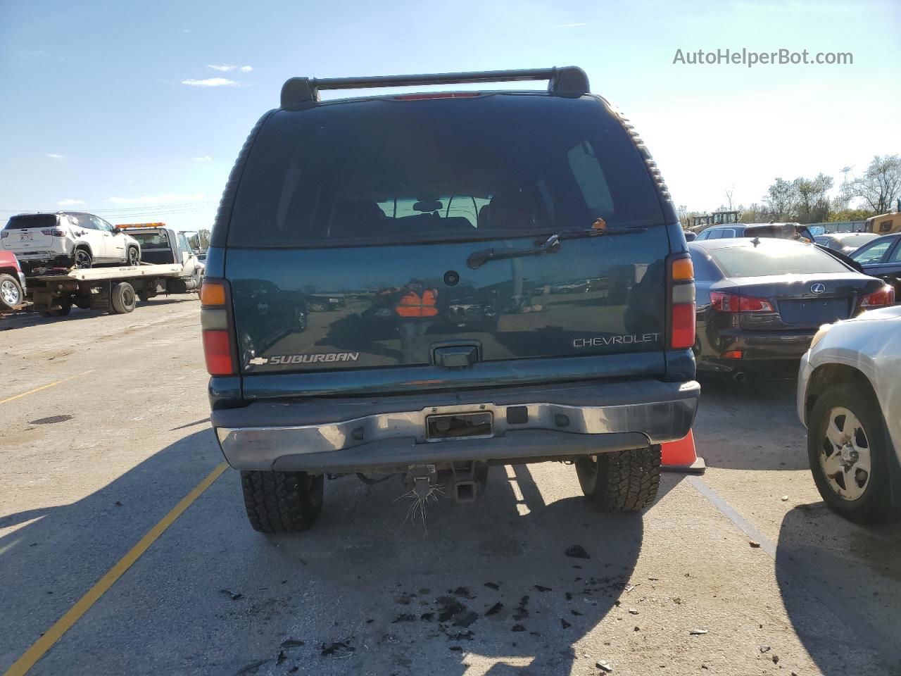 2005 Chevrolet Suburban K1500 Blue vin: 3GNFK16Z85G106139