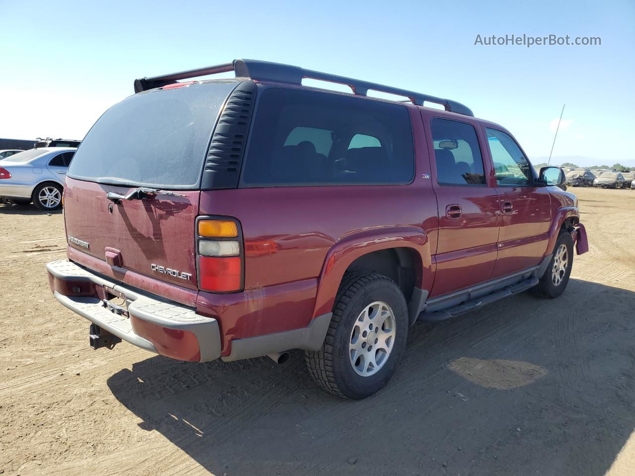 2005 Chevrolet Suburban K1500 Burgundy vin: 3GNFK16Z85G121126