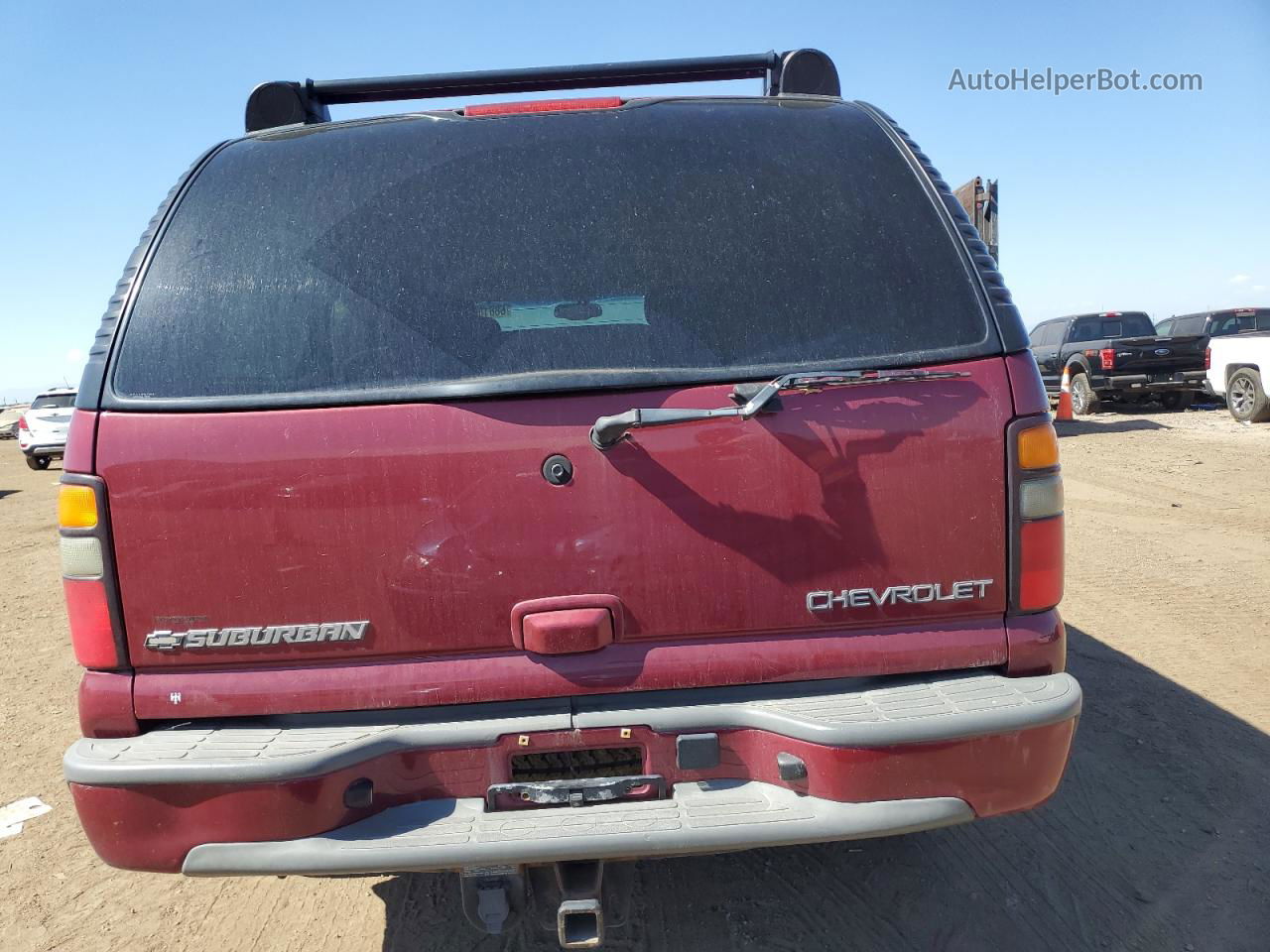 2005 Chevrolet Suburban K1500 Burgundy vin: 3GNFK16Z85G121126