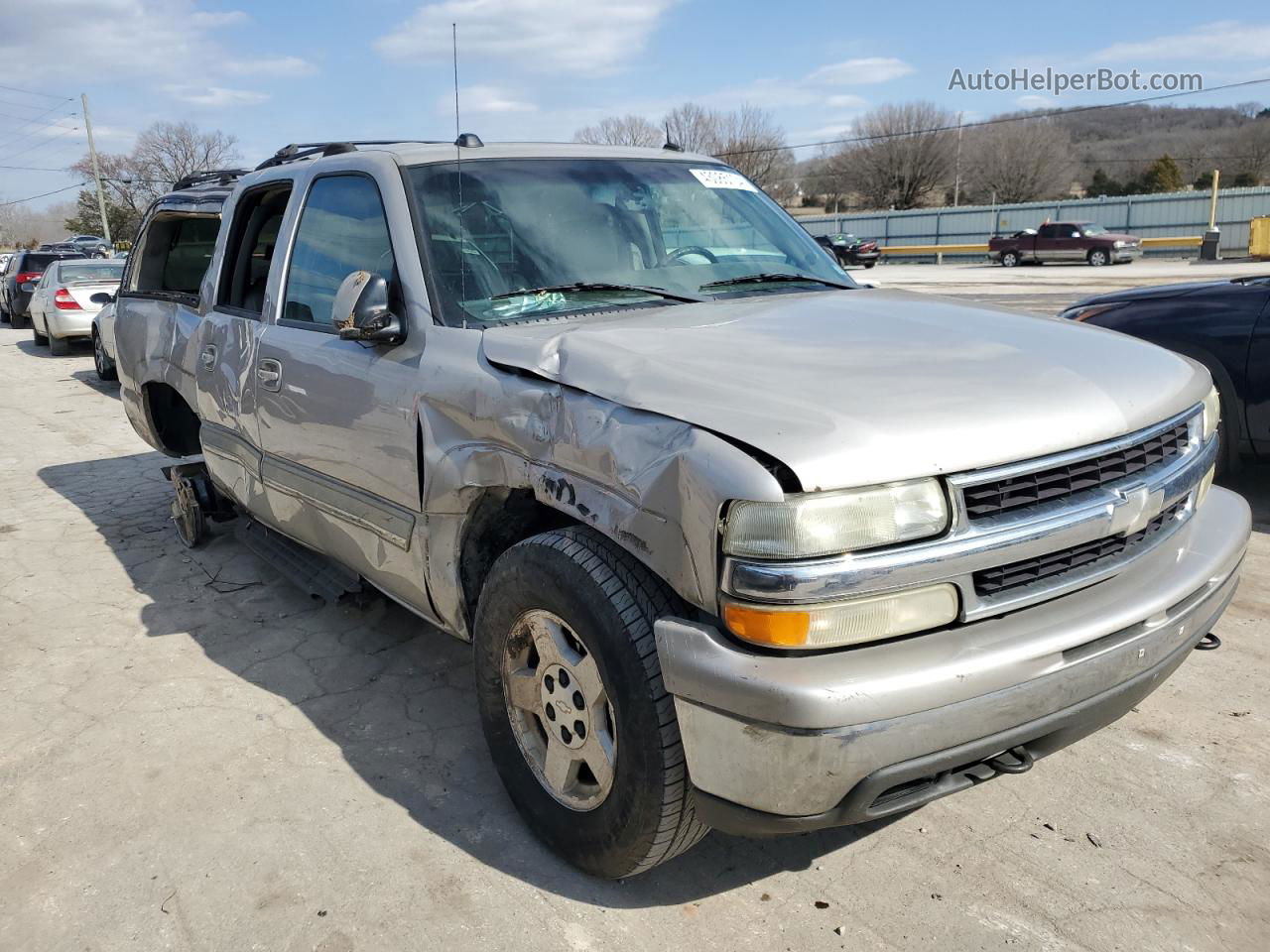 2005 Chevrolet Suburban K1500 Silver vin: 3GNFK16Z85G126648