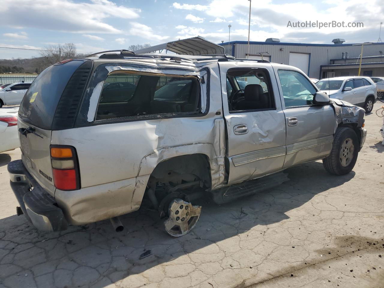 2005 Chevrolet Suburban K1500 Silver vin: 3GNFK16Z85G126648