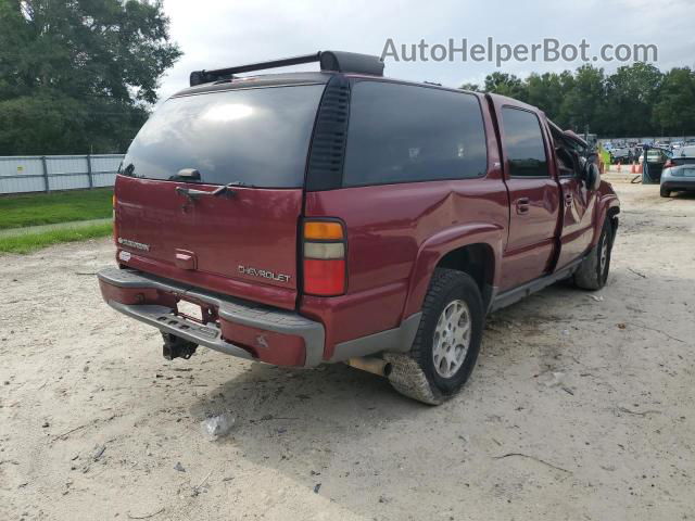 2005 Chevrolet Suburban K1500 Burgundy vin: 3GNFK16Z85G146527