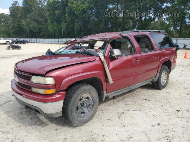 2005 Chevrolet Suburban K1500 Burgundy vin: 3GNFK16Z85G146527