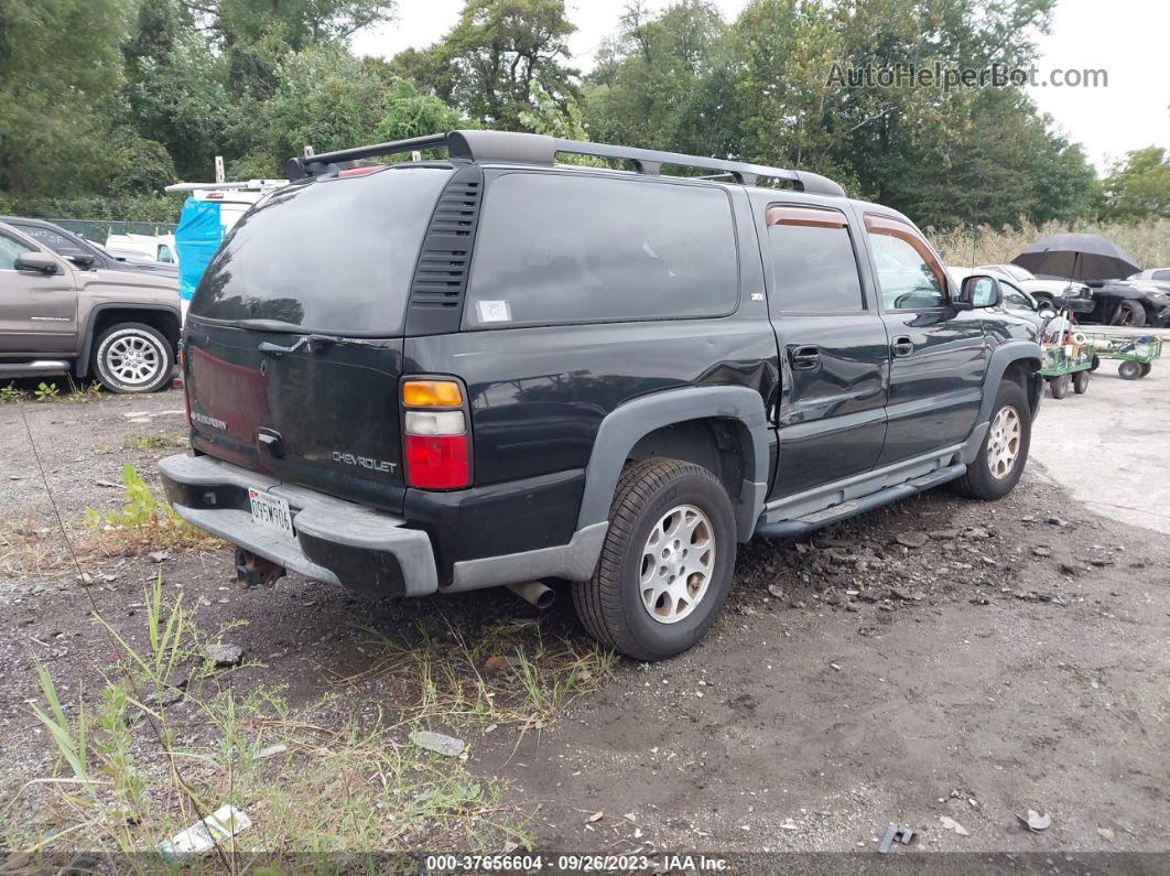 2005 Chevrolet Suburban 1500 Z71 Black vin: 3GNFK16Z85G168138