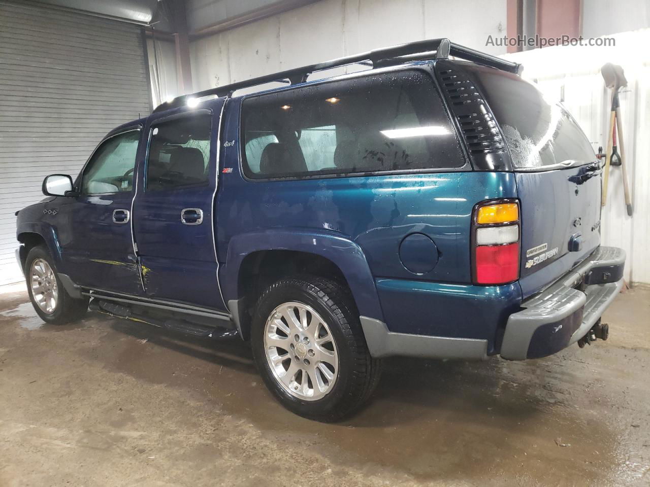 2005 Chevrolet Suburban K1500 Blue vin: 3GNFK16Z85G175140