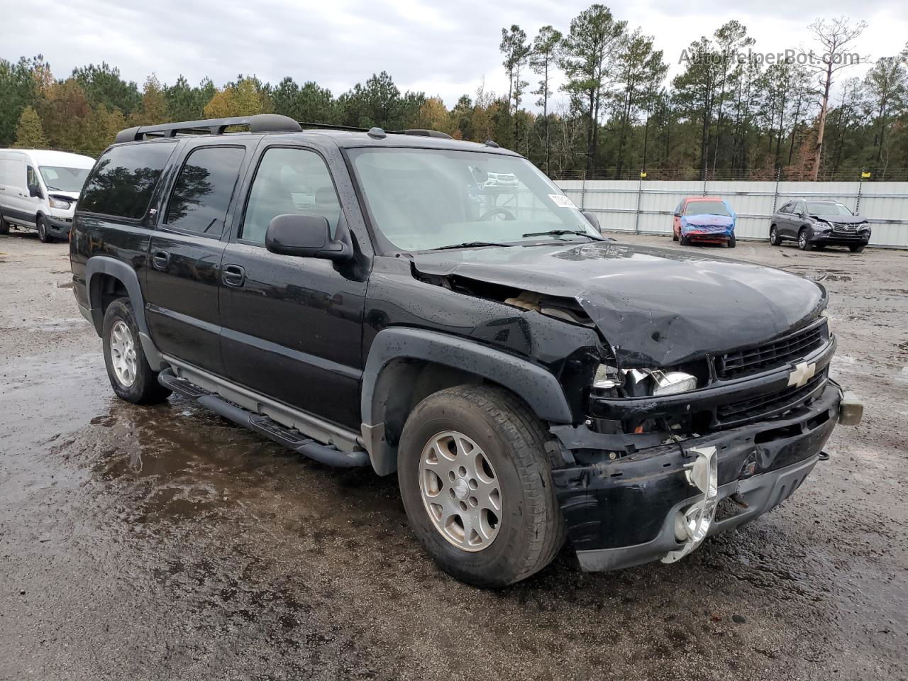 2005 Chevrolet Suburban K1500 Black vin: 3GNFK16Z85G181083