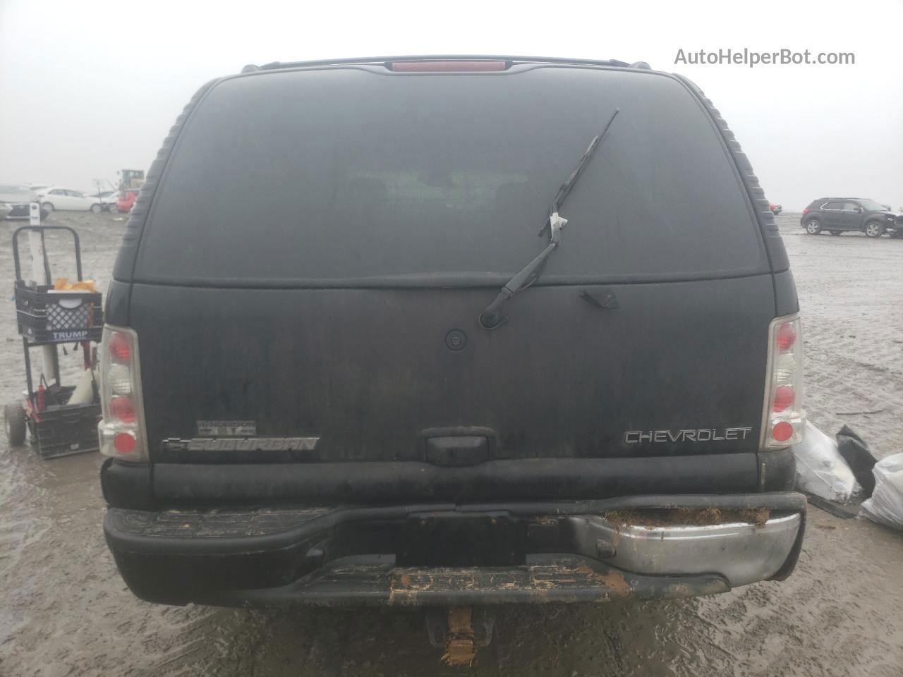 2005 Chevrolet Suburban K1500 Black vin: 3GNFK16Z85G197641