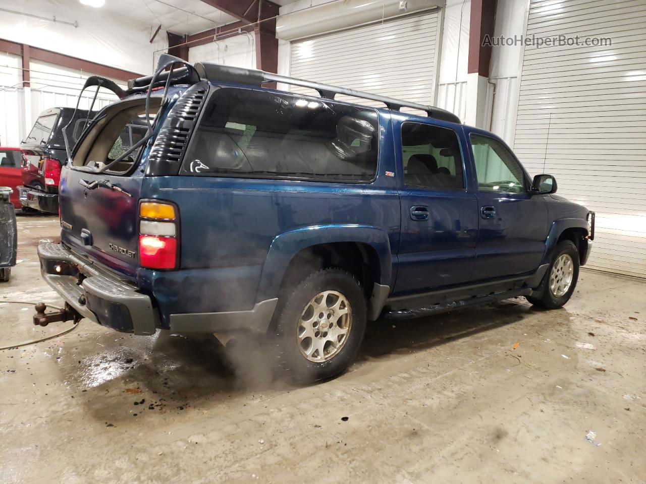 2005 Chevrolet Suburban K1500 Blue vin: 3GNFK16Z85G231075