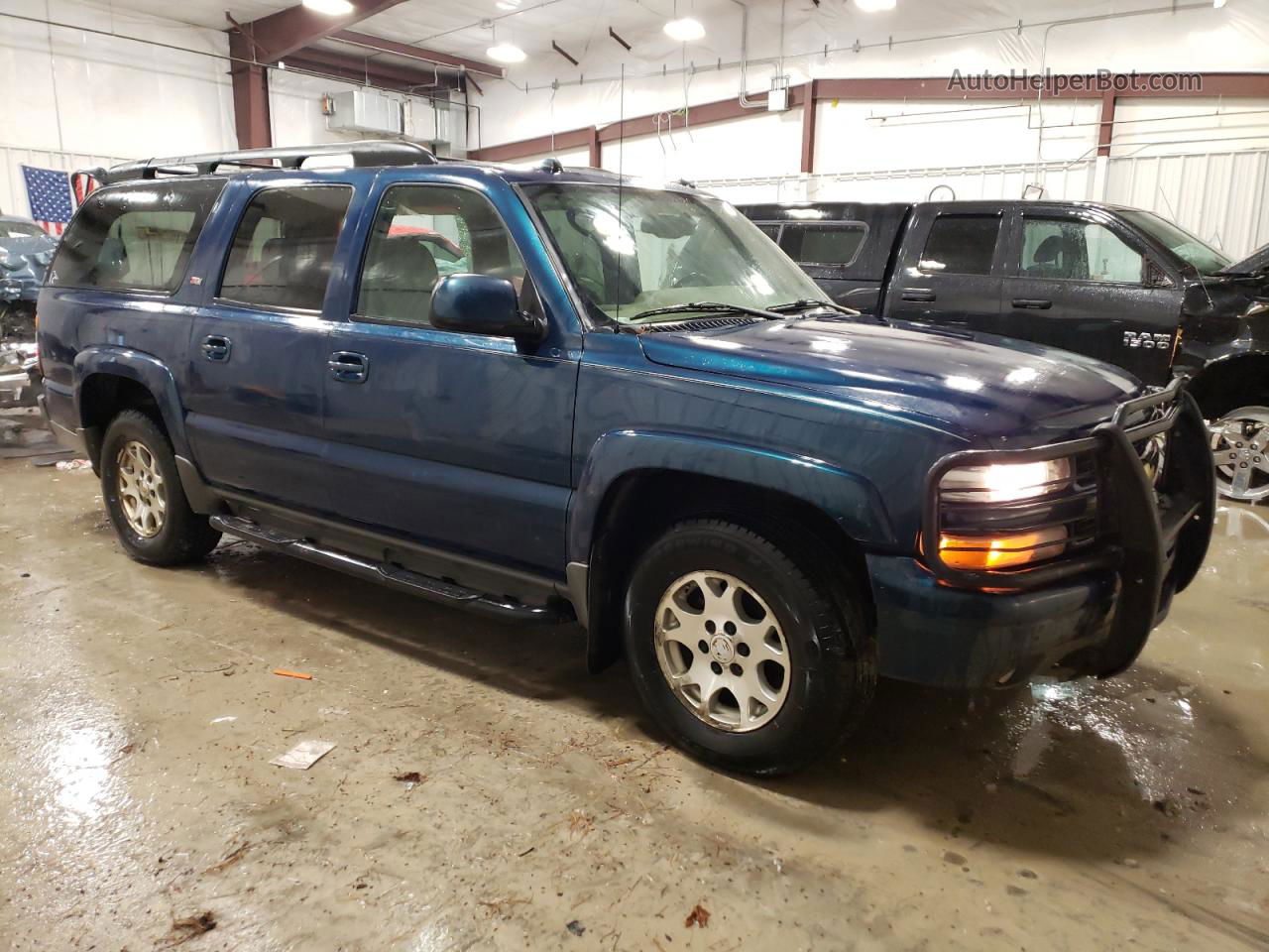 2005 Chevrolet Suburban K1500 Blue vin: 3GNFK16Z85G231075