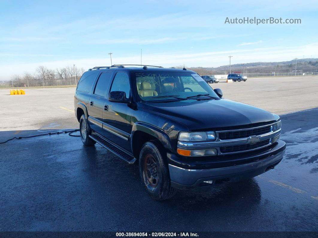 2005 Chevrolet Suburban 1500 Lt Black vin: 3GNFK16Z95G246460